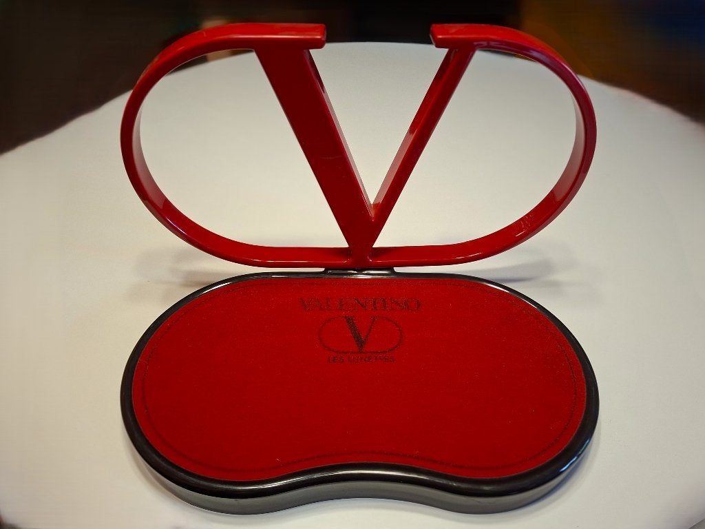 Présentoir Valentino, Ophalen of Verzenden, Gebruikt, Reclamebord