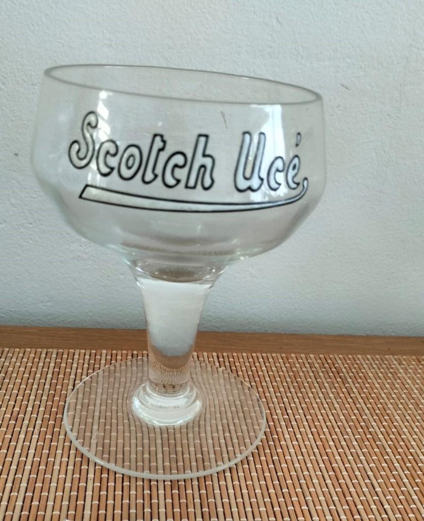 verre à bière  émaillé scotch UCE - Falisolle, Collections, Enlèvement, Comme neuf, Verre ou Verres