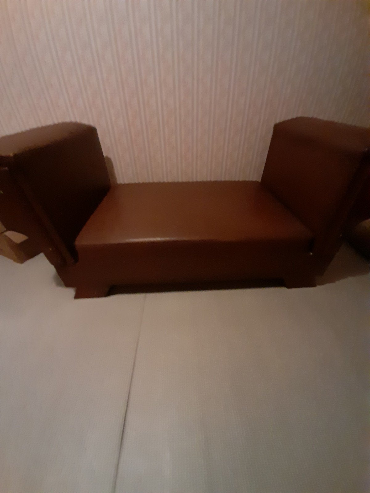 Uitklapbare zetel, perfecte staat, canapé + kussens, 75 tot 100 cm, Zo goed als nieuw, Minder dan 150 cm, Antiek