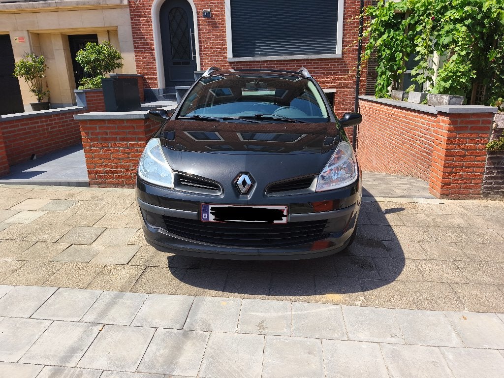 Renault Clio 3 break, Zwart, Zwart, Particulier, Clio