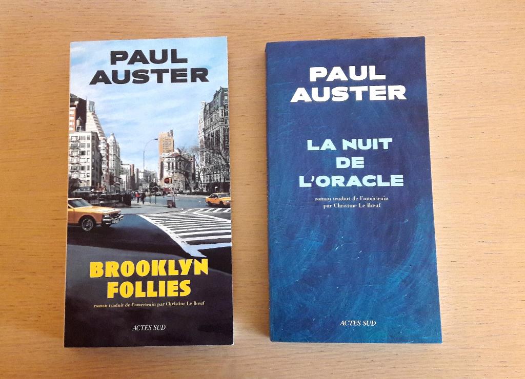Paul Auster - La nuit de l'oracle et Brooklyn Follies, Boeken, Ophalen of Verzenden, Gelezen, Paul Auster, Amerika