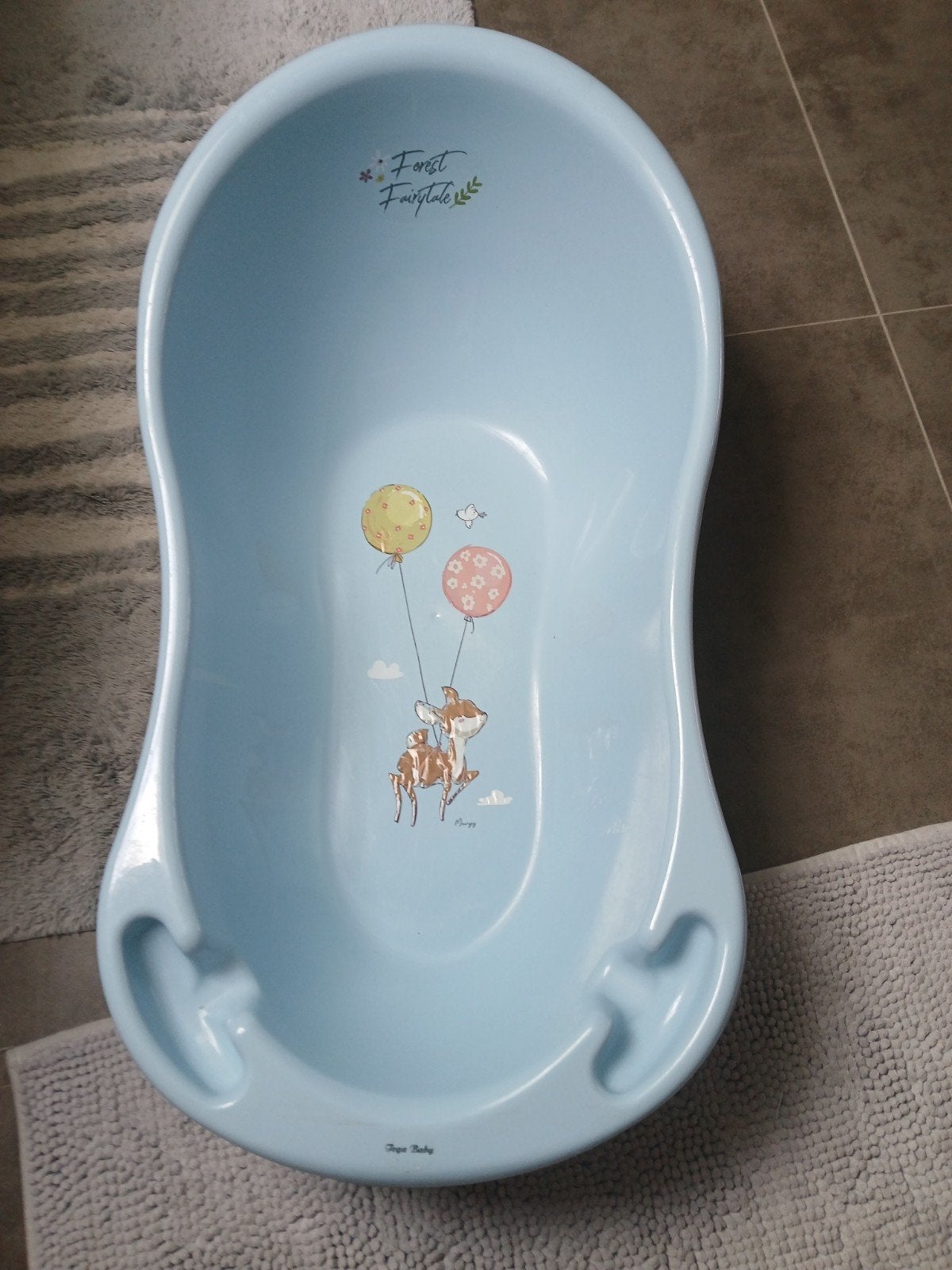 Blauwe babybad, Kinderen en Baby's, Ophalen of Verzenden