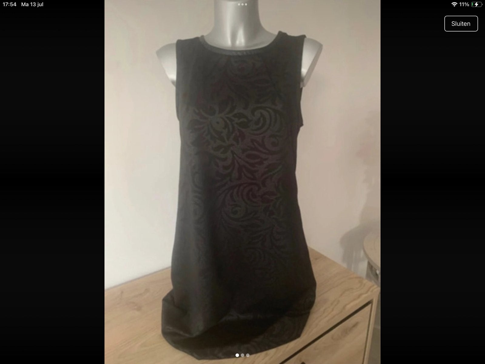 jurk zwart, Kleding | Dames, Ophalen of Verzenden, Zo goed als nieuw