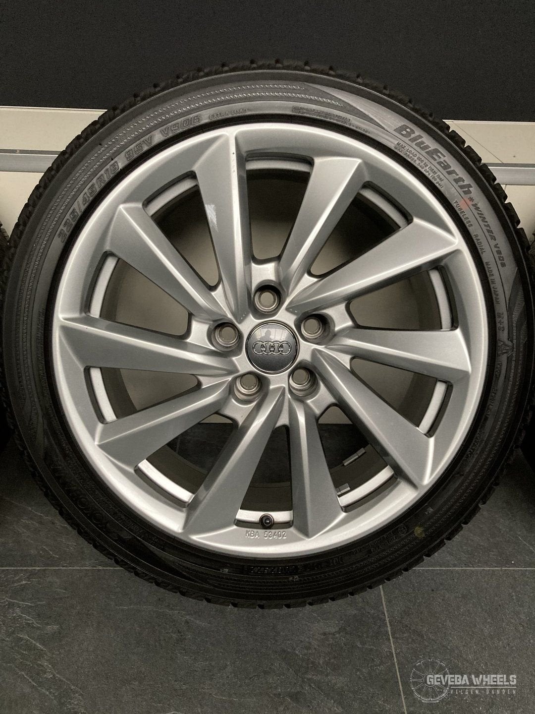 18” Audi A5 / S5 sport velgen + winterbanden 5x112 225/45/18, Pneus et Jantes, Pneus hiver, Véhicule de tourisme, -