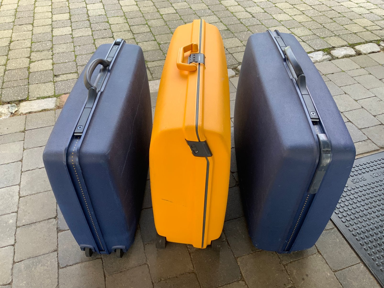 Reiskoffers Samsonite goede staat, Ophalen, Gebruikt, Hard kunststof