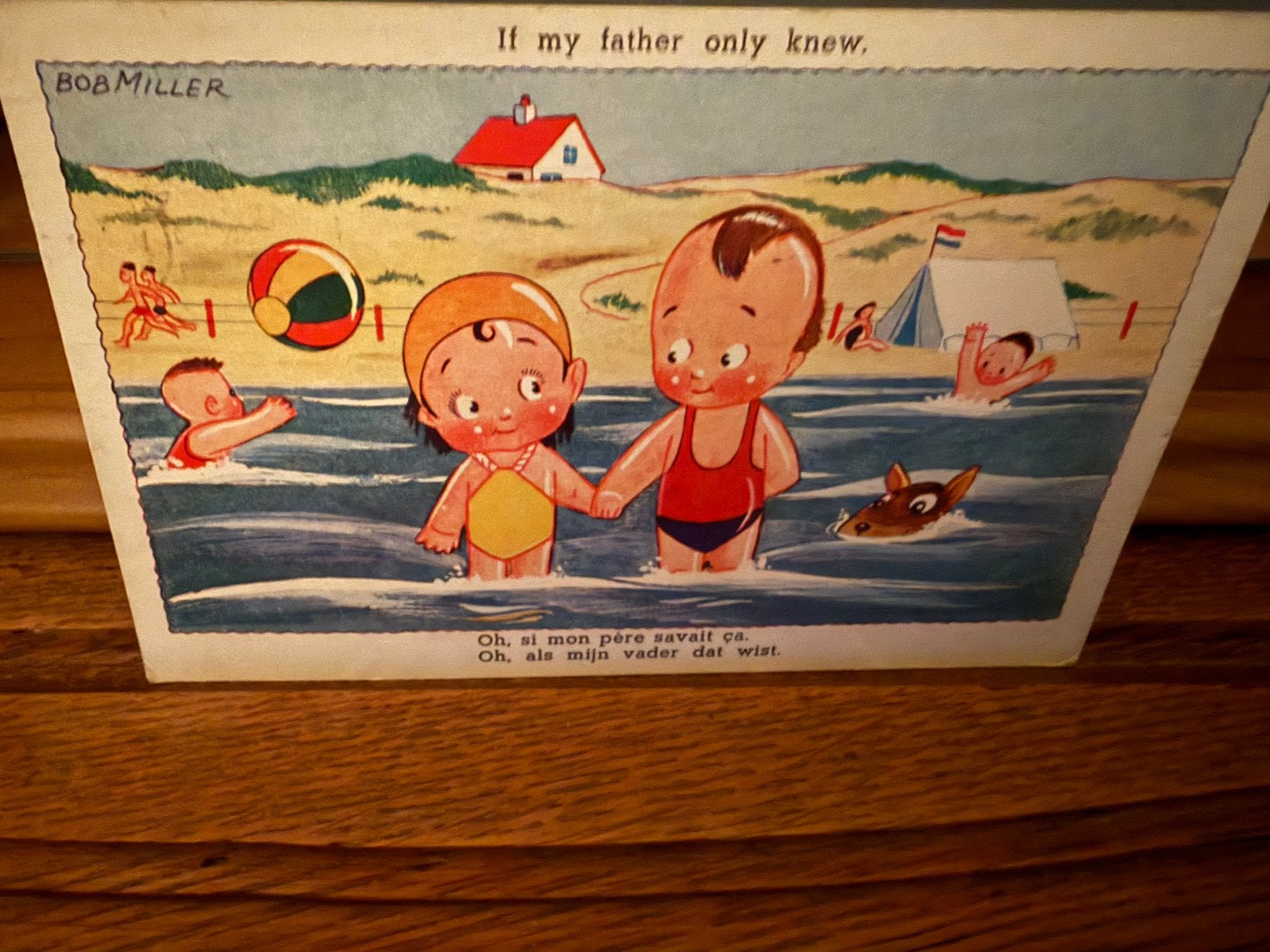 Carte postale ancienne sur l'humour, Collections, Enlèvement ou Envoi, 1940 à 1960, Affranchie, Autres thèmes