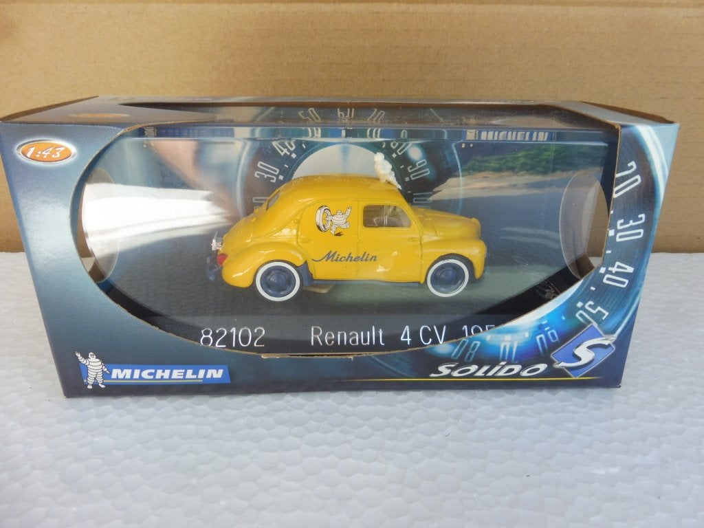1:43 Solido 82102 Renault R4 CV Van 1954 Michelin, Hobby & Loisirs créatifs, Voitures miniatures | 1:43, Comme neuf, Voiture, Solido