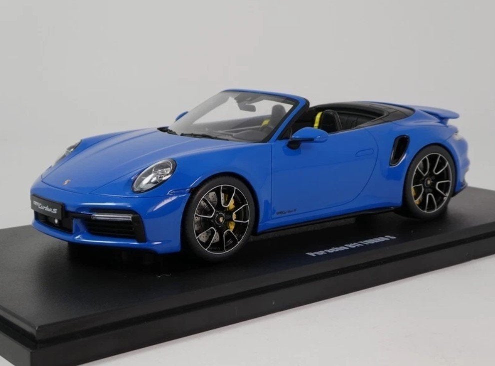 GT Spirit Porsche 911 992 Turbo S Cabrio 1/18 GT441, Ophalen of Verzenden, Nieuw, Auto, Overige merken