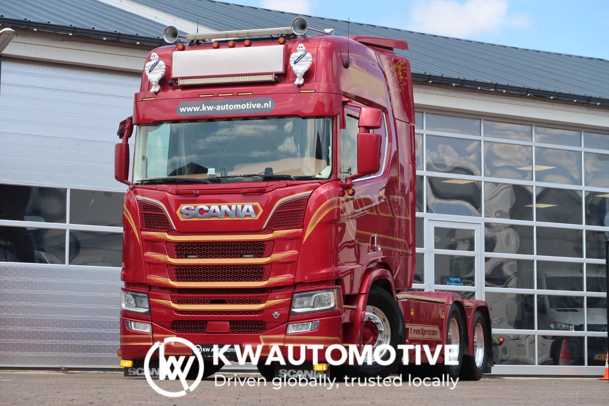 Scania R580 V8 NGS RETARDER/ FULL AIR/ HYDRAULICS/ ACC, Autos, Camions, Achat, Euro 6, Éclairage LED, Diesel