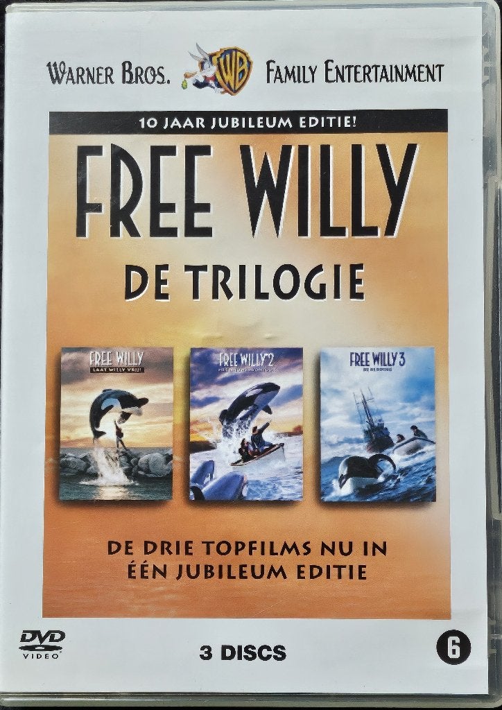 Free Willy Trilogie, Speciale editie, Nederlands, Ophalen of Verzenden, Zo goed als nieuw