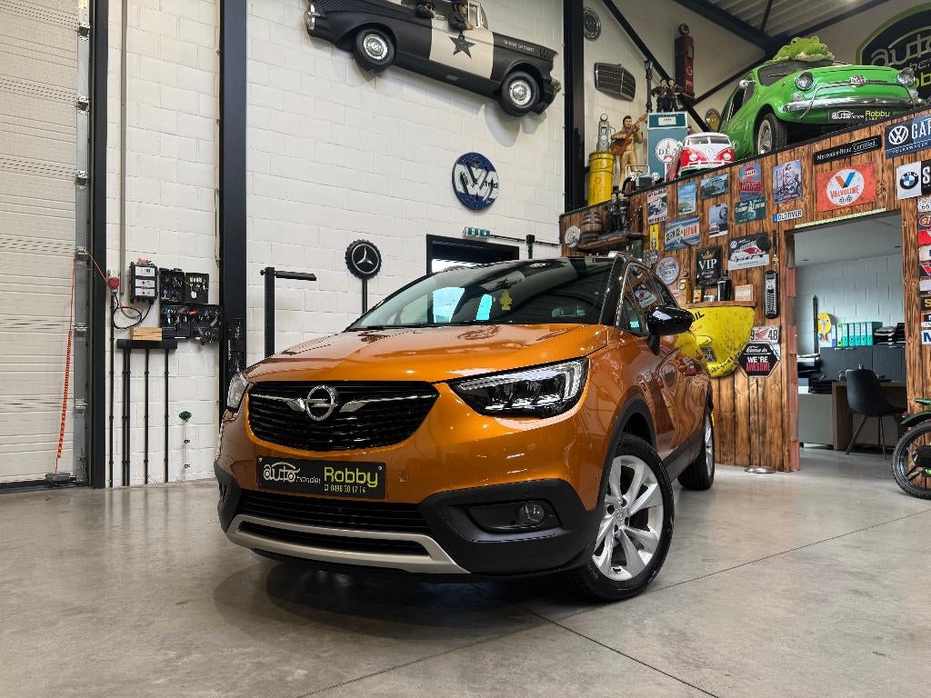 OPEL CROSSLAND X -1.2 BENZINE -TURBO-TOPSTAAT-GARANTIE -, Auto's, Voorwielaandrijving, Euro 6, 1199 cc, Leder en Stof