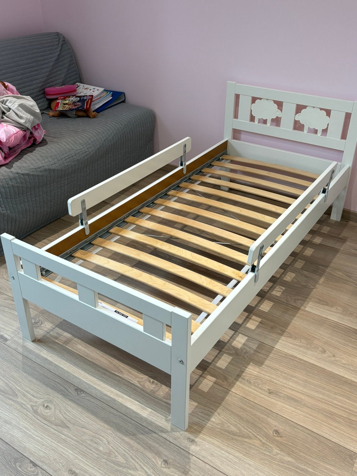 Lit enfant IKEA, Enfants & Bébés, Chambre d'enfant | Lits, 70 à 85 cm, Sommier à lattes, Enlèvement, Utilisé