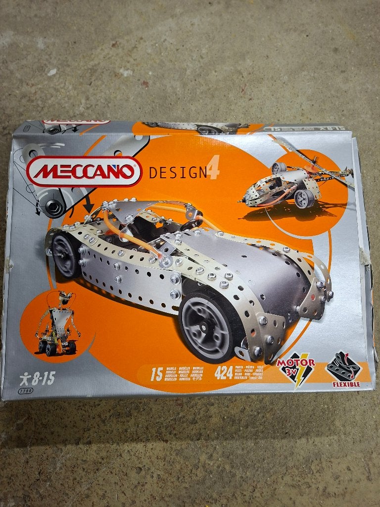 Raceauto van meccano design