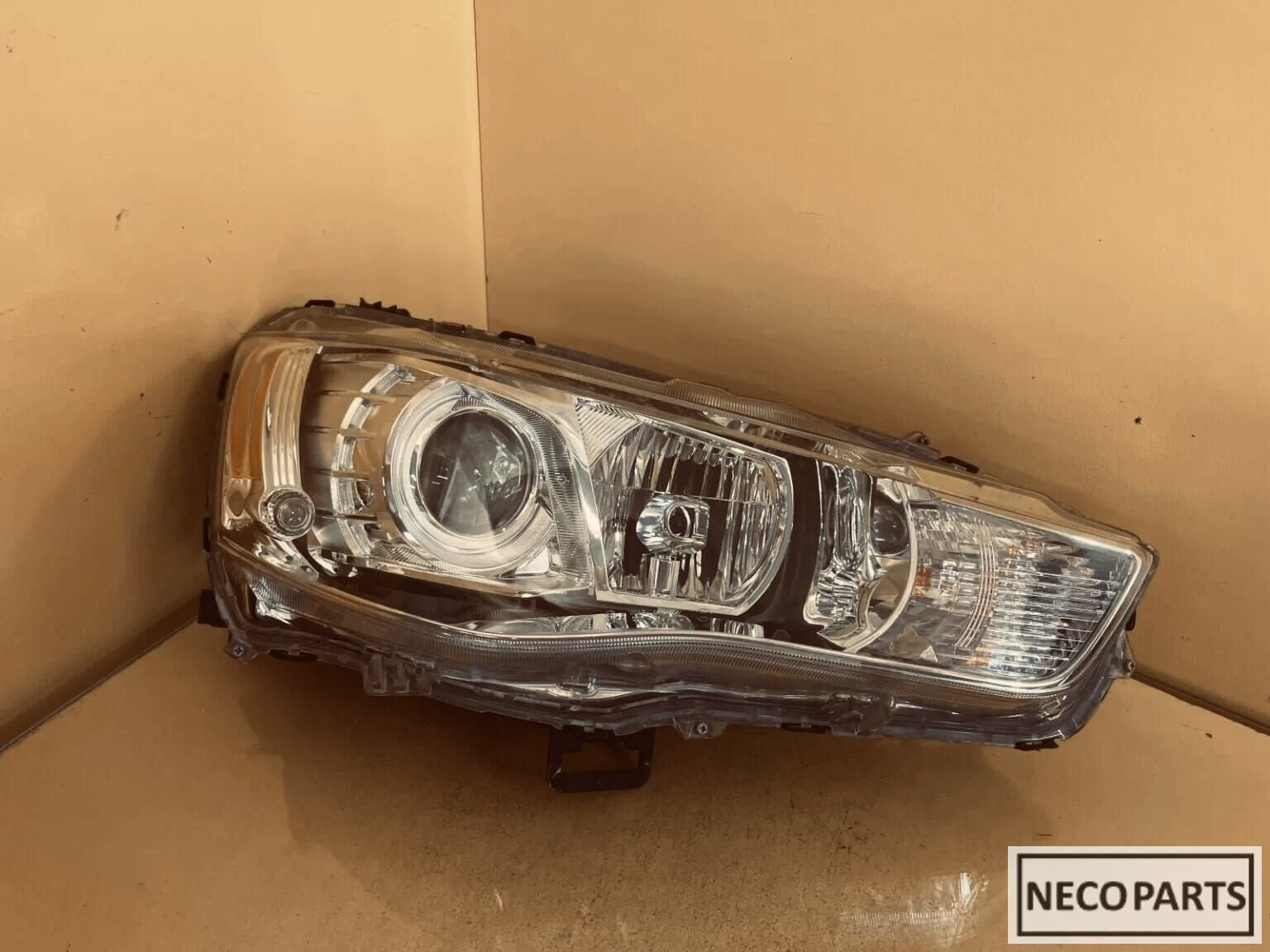 Koplamp origineel rechts MITSUBISHI LANCER VIII EVO X XENON, Gebruikt, -, -, Ophalen of Verzenden