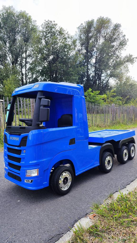 Neuve, stock disponible Camion Scania electrique pour enfant, Enlèvement ou Envoi, Neuf
