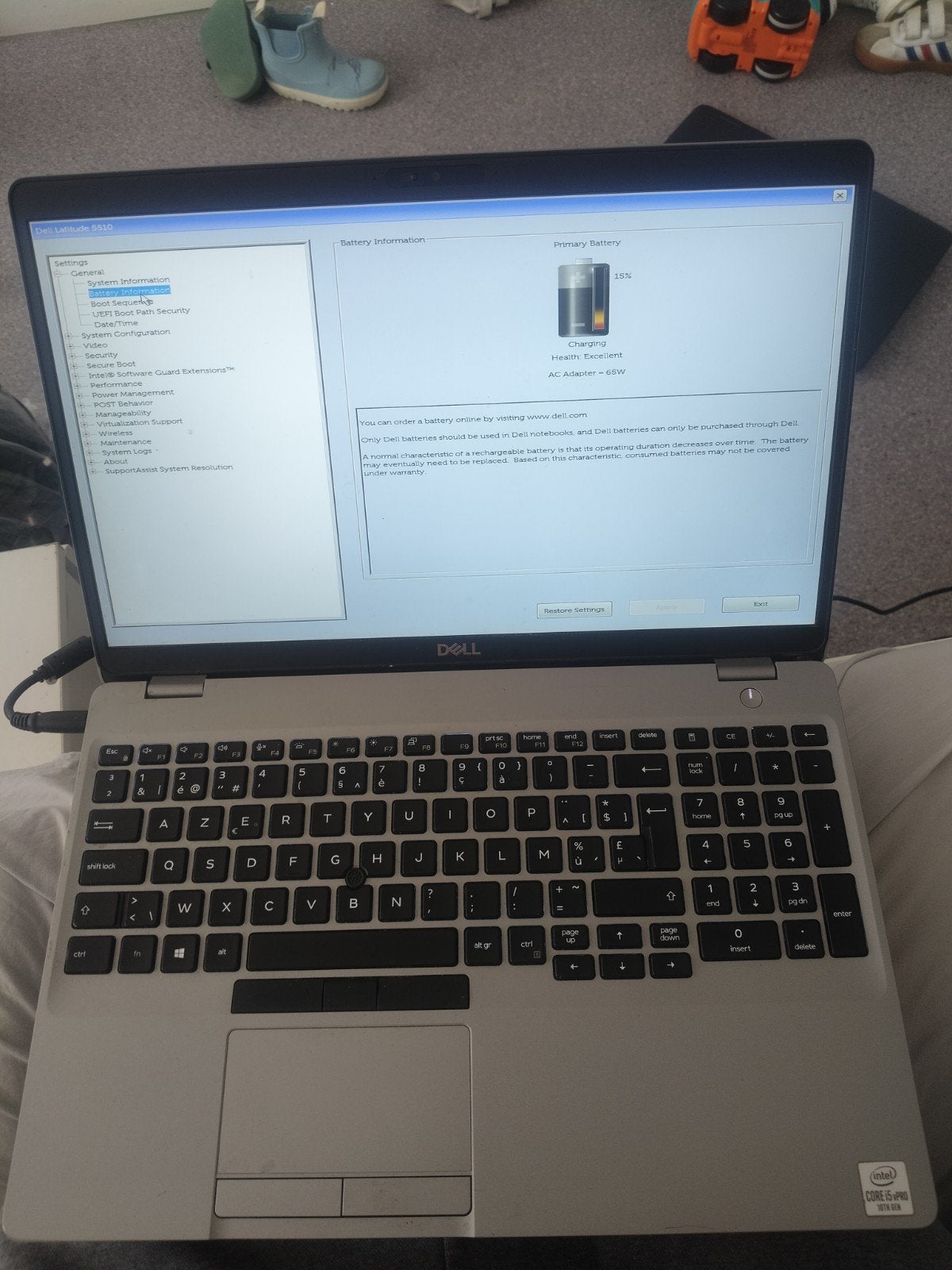Dell 5510 i5 VPRO, Computers en Software, Ophalen, Gebruikt, Dell 5510 i5 vpro