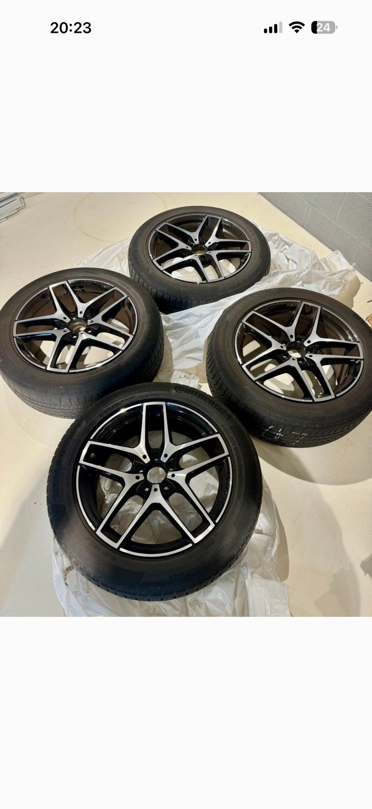 AMG VELGEN VOOR GLC350, Autos : Divers, Enjoliveurs, Enlèvement, Comme neuf