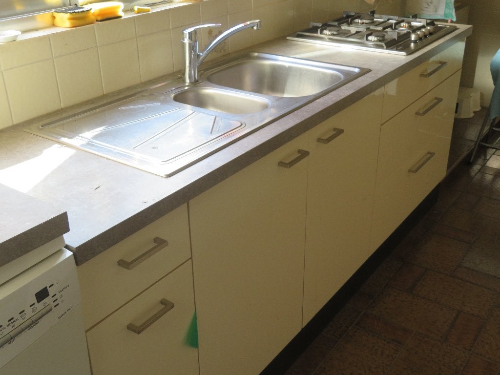 afbraak keuken, Ophalen, Enkelwandige keuken, Zo goed als nieuw, Kunststof