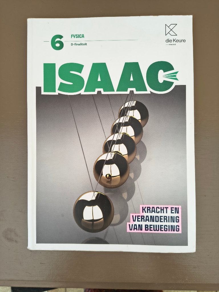 Isaac Fysica 6 D-finaliteit - Kracht en verandering, Enlèvement ou Envoi, Die keure, Utilisé, Secondaire