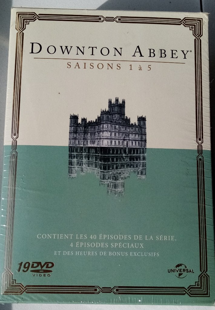 Coffret 5 DVD Downtown Abbey S1,2,3,4,5 (VO+VO ST+VF) Neuf, Comprend un boîtier, Comédie britannique, Enlèvement, Neuf, dans son emballage