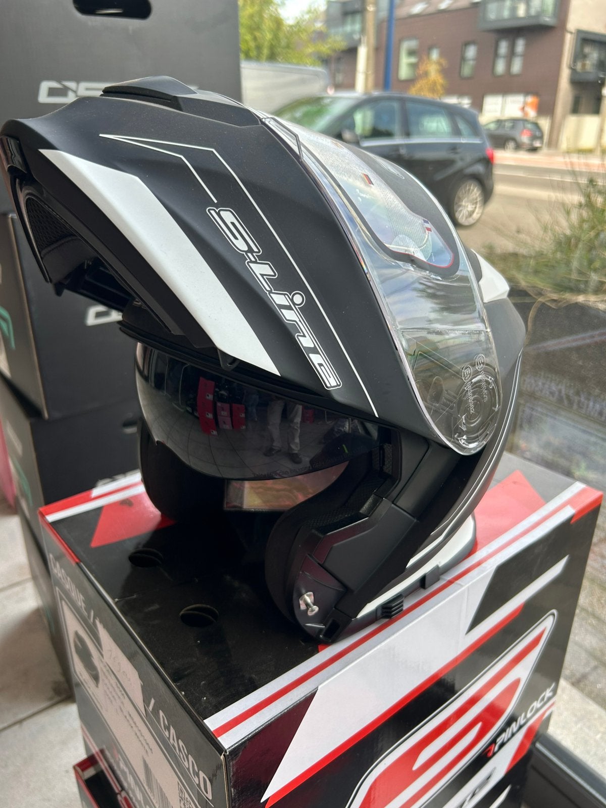 casque S-Line, Ophalen, S