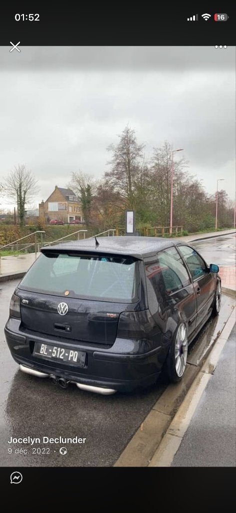 Ligne échappement golf 4 sur mesure, Enlèvement, Volkswagen