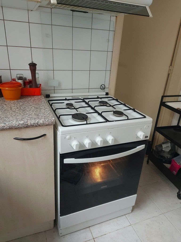 Zanussi fornuis op gas, Electroménager, Enlèvement, Comme neuf, Gaz, 4 zones de cuisson