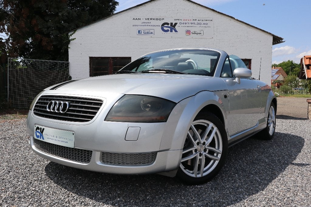 Audi TT Roadster 1.8 Turbo 20v Ambition S line 2004, Autos, Cuir, Argent ou Gris, Entreprise, Boîte manuelle