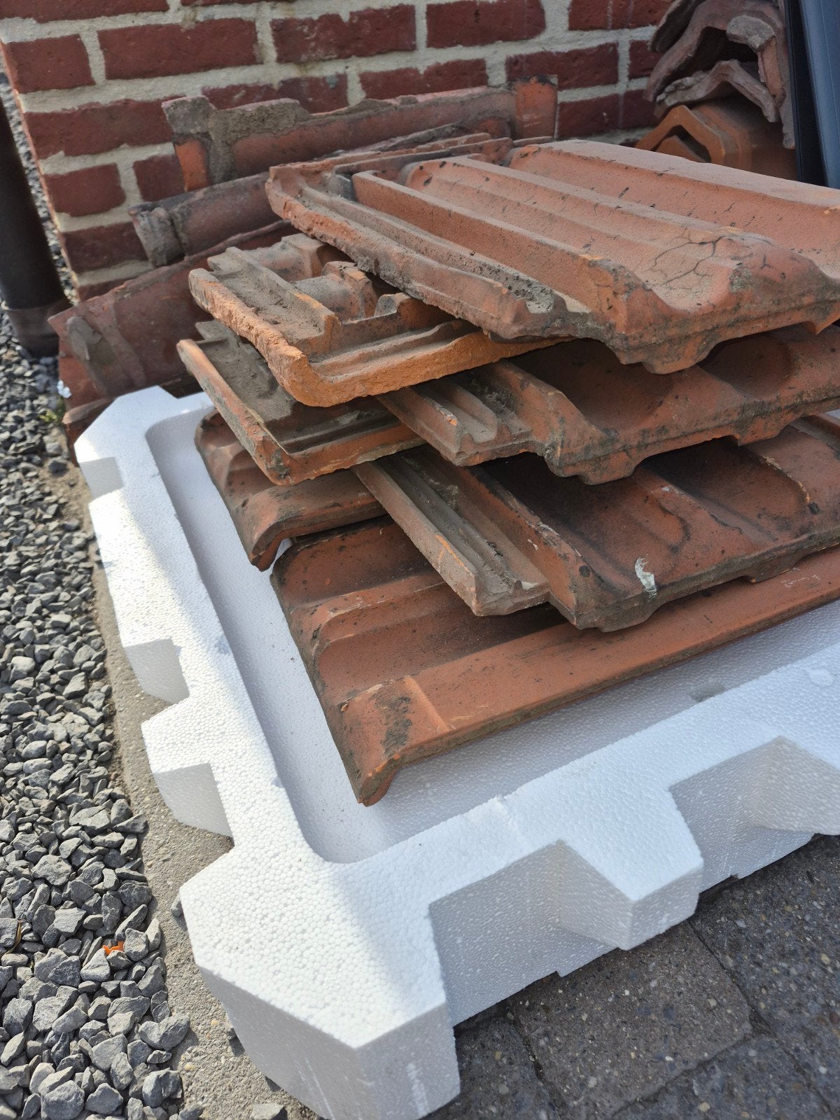 dakpannene, Doe-het-zelf en Bouw, Ophalen, Dakpannen