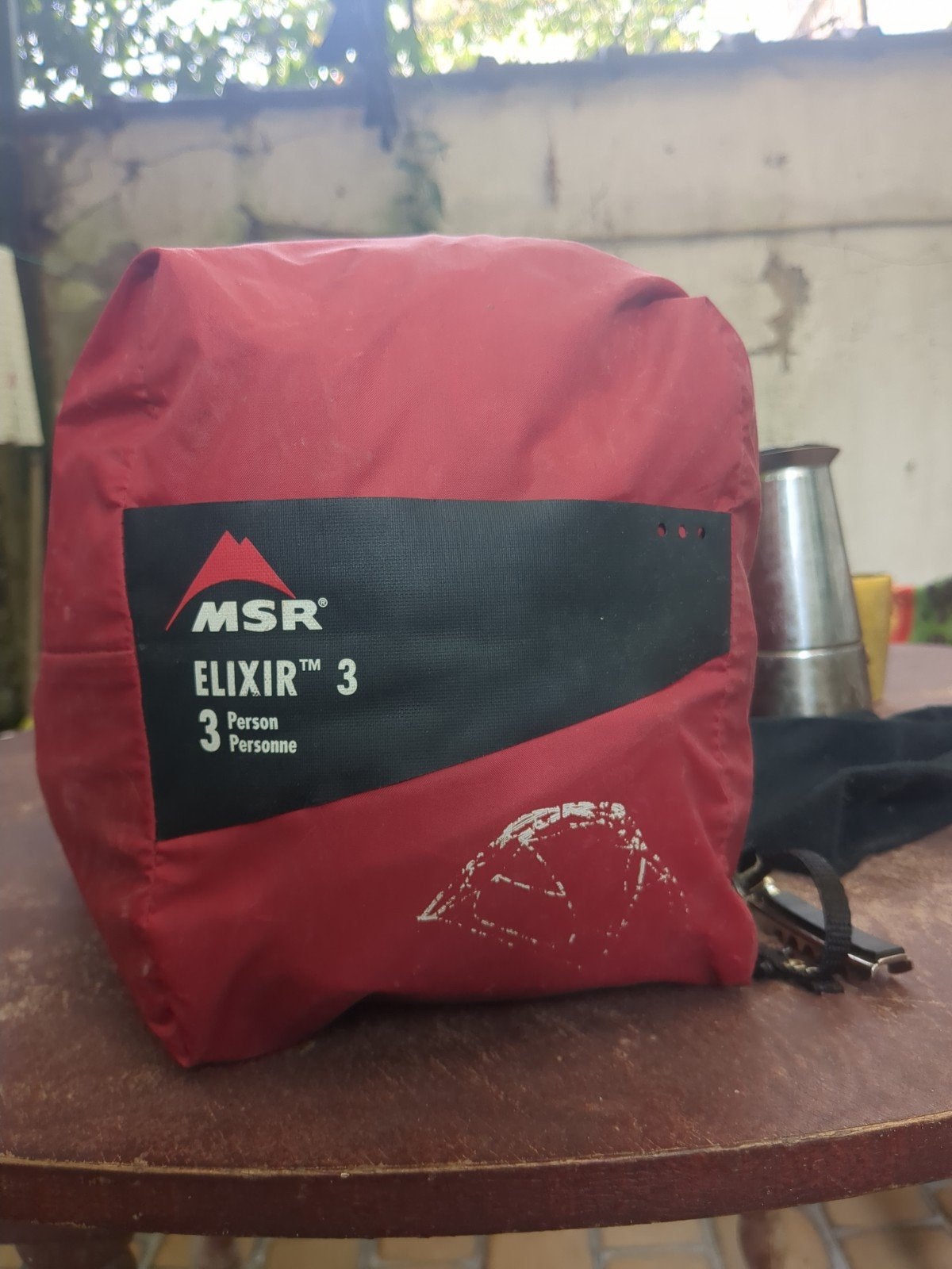 Tente Msr Élixir 3, Enlèvement