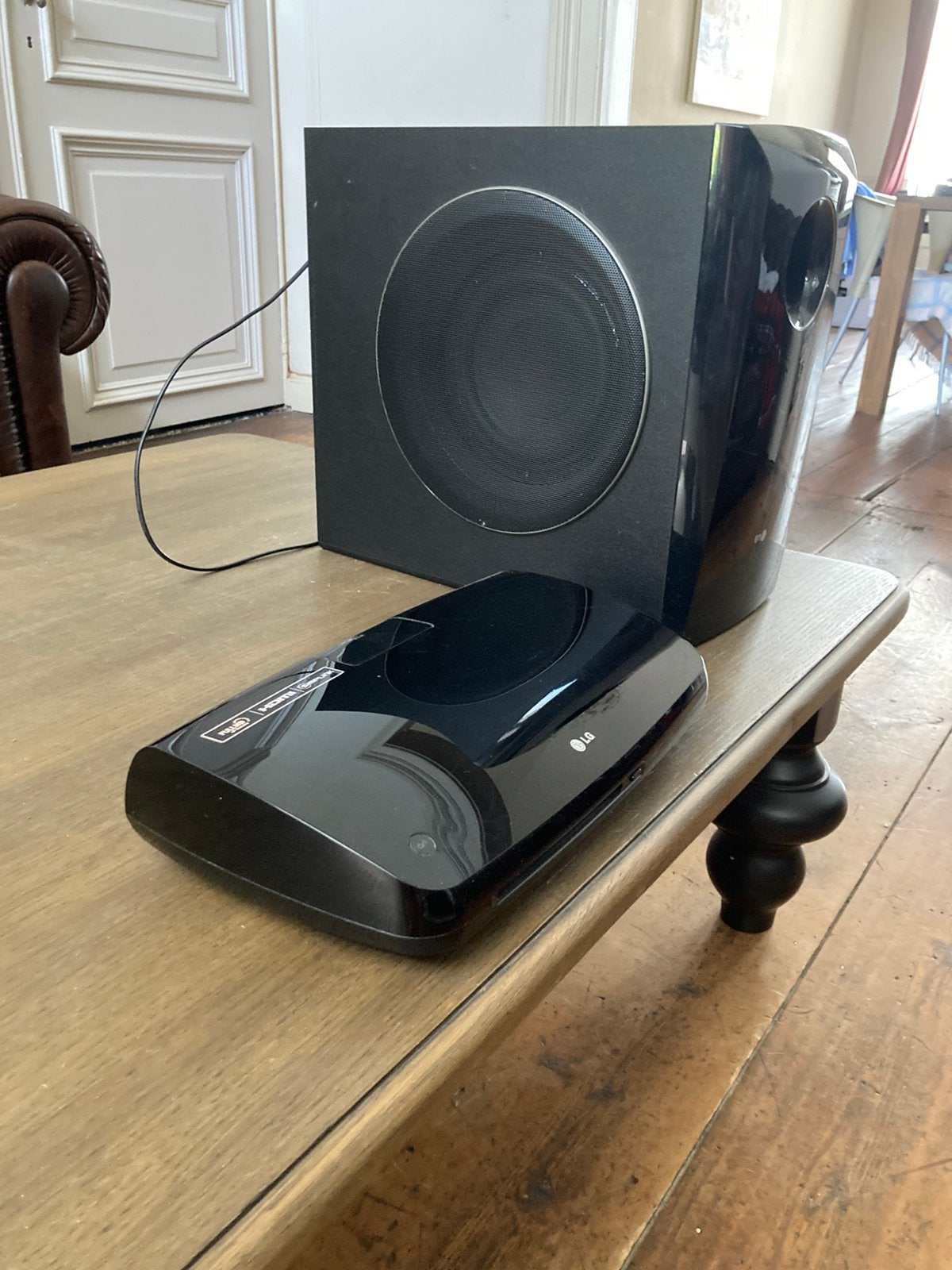 Dvd speler + luidspreker, Audio, Tv en Foto, Home Cinema-sets, Ophalen, Zo goed als nieuw