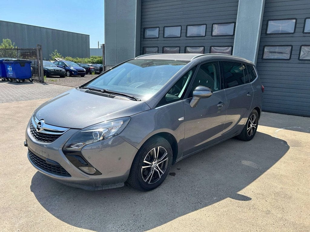 Opel Zafira Tourer Zafira 1.4 Turbo Enjoy nette wagen extra, Auto's, Gebruikt, Zwart, 4 cilinders, Bedrijf