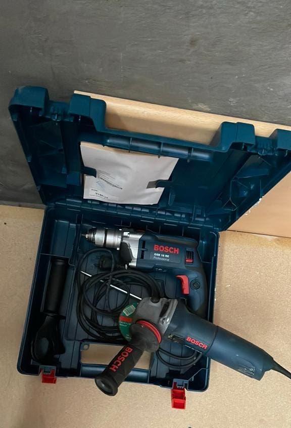 Bosch haakse slijper + boormachine set met koffer, Ophalen, Nieuw, Boormachine