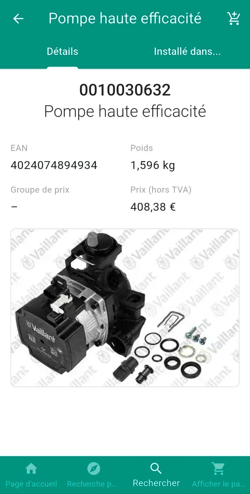Pompe Vaillant ecoTEC Pro/ecoTEC Plus 100% neuve, Ophalen of Verzenden, Nieuw