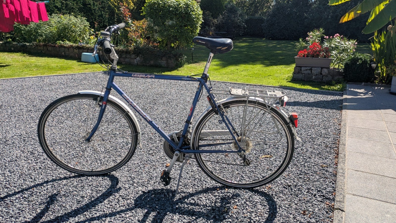Herenfiets Lespo Omega, Gebruikt, Velgrem, Versnellingen, 53 tot 57 cm
