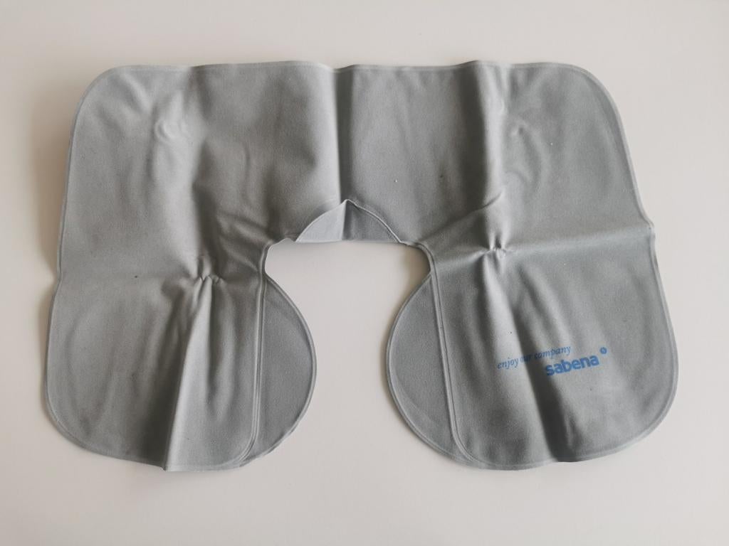 Opblaasbaar nekkussentje Sabena, Ophalen of Verzenden