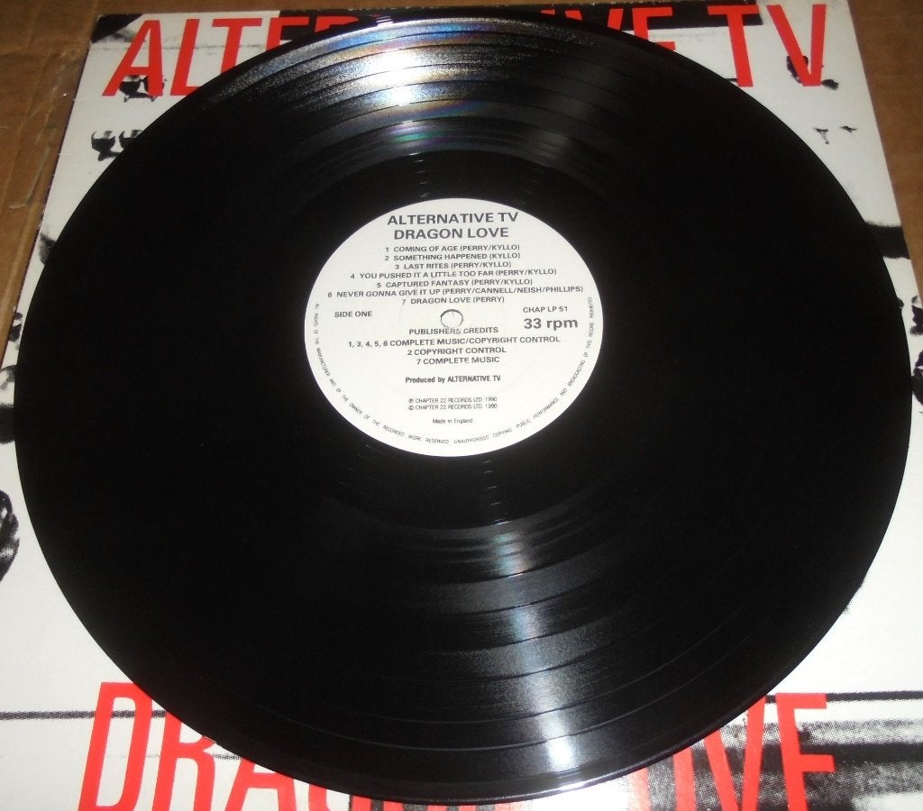ALTERNATIVE TV - DRAGON LOVE - LP - 1990 - UK -, Utilisé, LP, 12 pouces, Indie rock