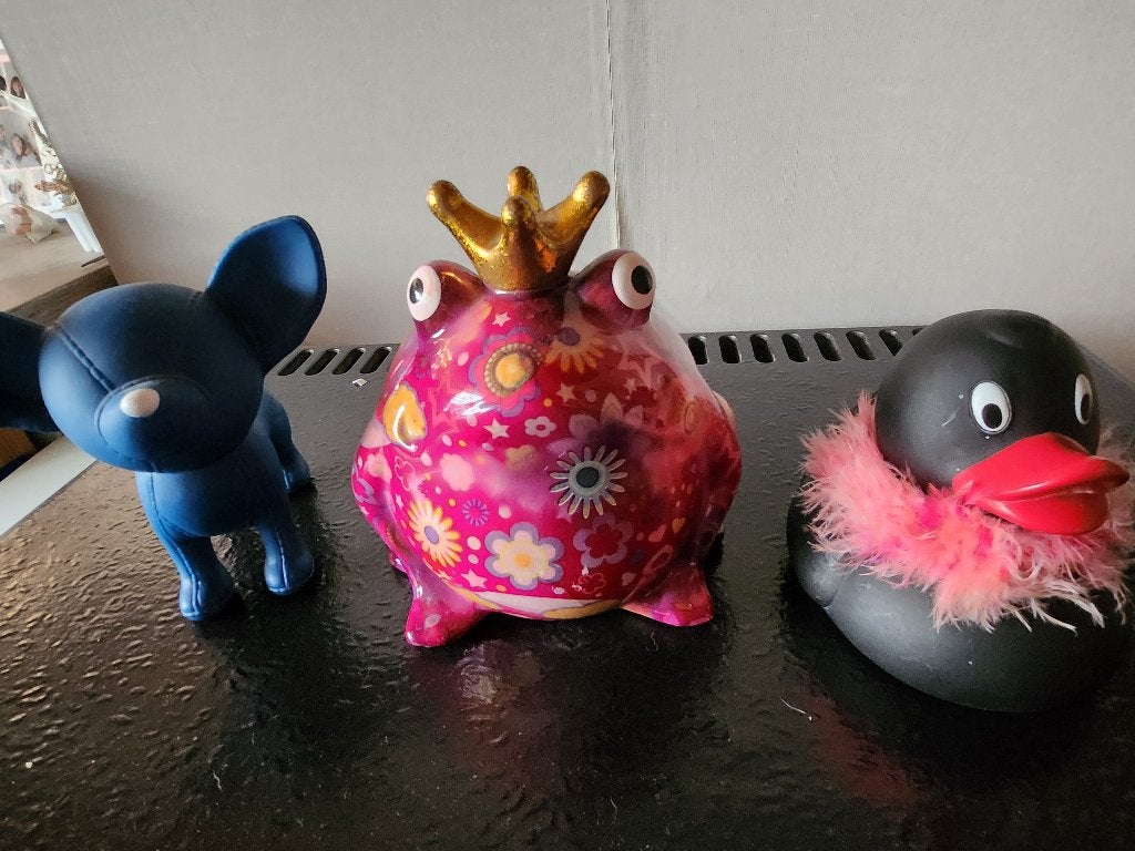 3 spaarpotten samen 3,50 euro, Collections, Tirelires, Enlèvement ou Envoi, Animal