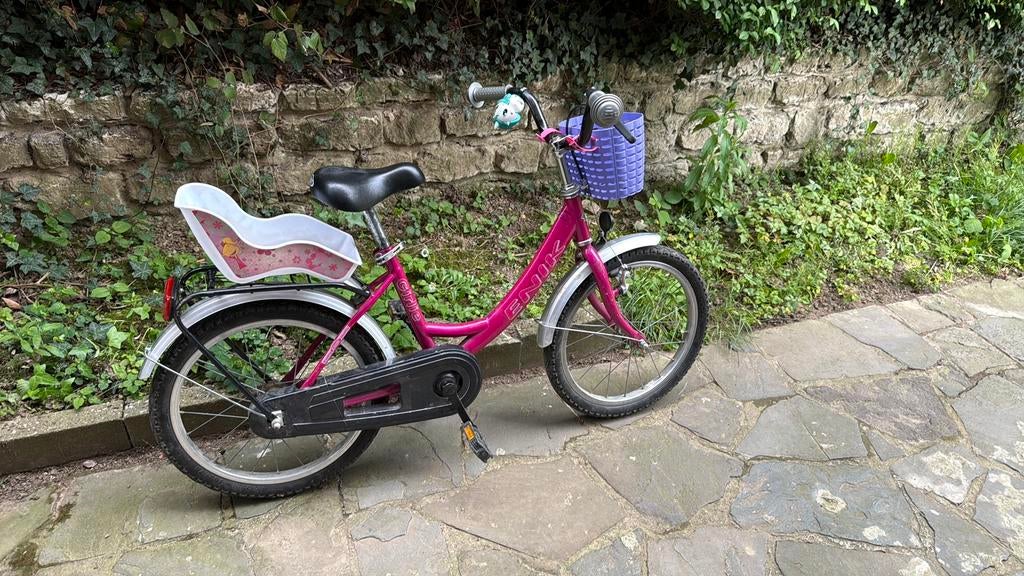 Velo rose 18 pouces, Vélos & Vélomoteurs, Vélos | Vélos pour enfant, Enlèvement, Utilisé, Frein à rétropédalage, 16 à 20 pouces