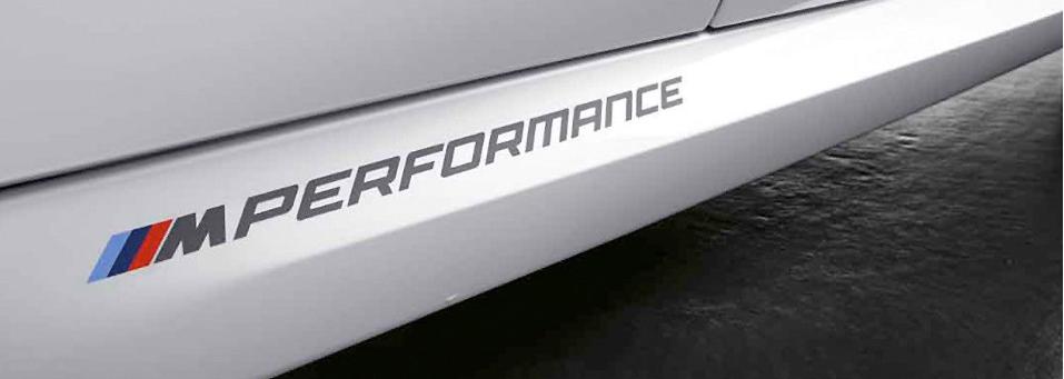 M Performance sticker zijkant van de sideskirt nieuw BMW i 5, Ophalen, -, Nieuw, Bumper
