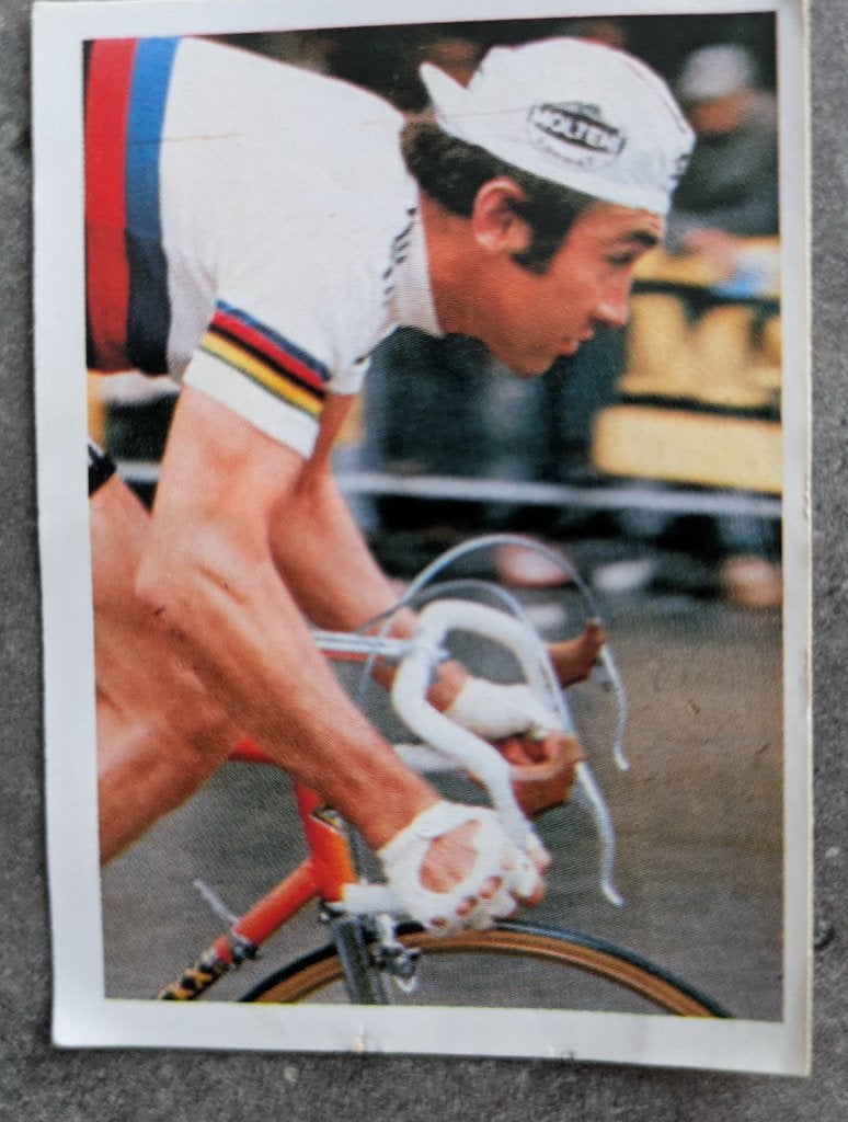 CICLISMO CYCLIST MERCKX ED. BERGMANN 1983 1 X AUTOCOLLANT, Enlèvement ou Envoi, Comme neuf, Autocollant