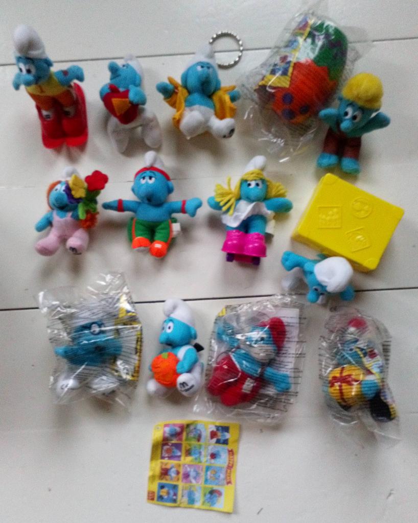 Smurfen McDonalds Happy meal 2000 inc doosjes compleet, Ophalen of Verzenden, Nieuw, Verschillende Smurfen, Poppetje, Figuurtje of Knuffel