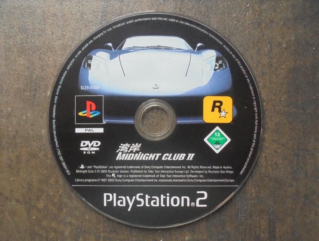 Midnight Club 2 voor PS2 (zie foto's), Consoles de jeu & Jeux vidéo, Jeux | Sony PlayStation 2, Enlèvement ou Envoi, 1 joueur