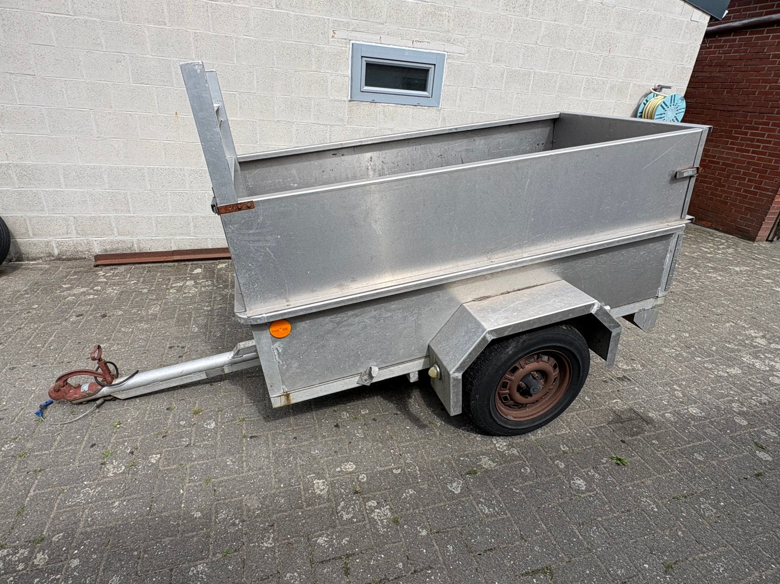 Volledig aluminium enkelas aanhangwagen, Ophalen, Gebruikt