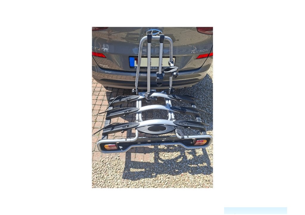 Thule EuroWay 947 fietsendrager, Ophalen, 3 fietsen of meer, Gebruikt, Trekhaakdrager