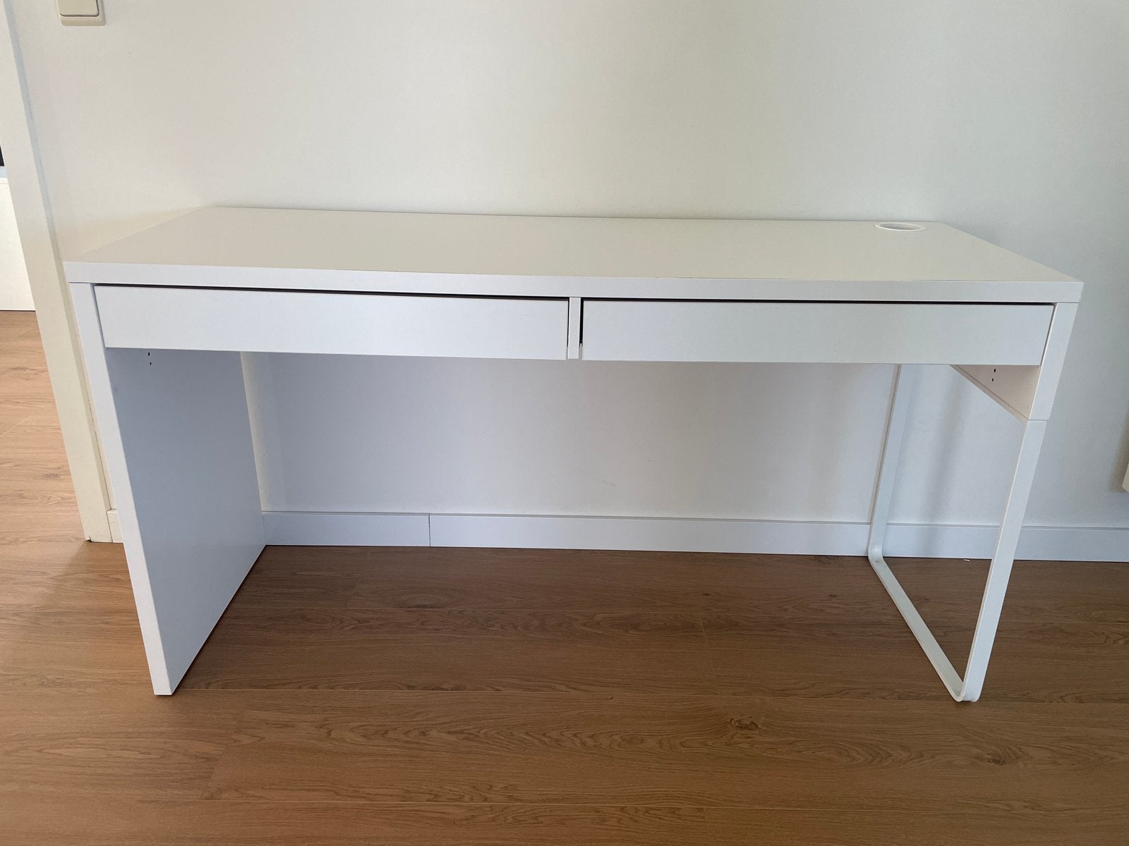 Bureau, Huis en Inrichting, Ophalen, Gebruikt, Wit, Schoolbureau