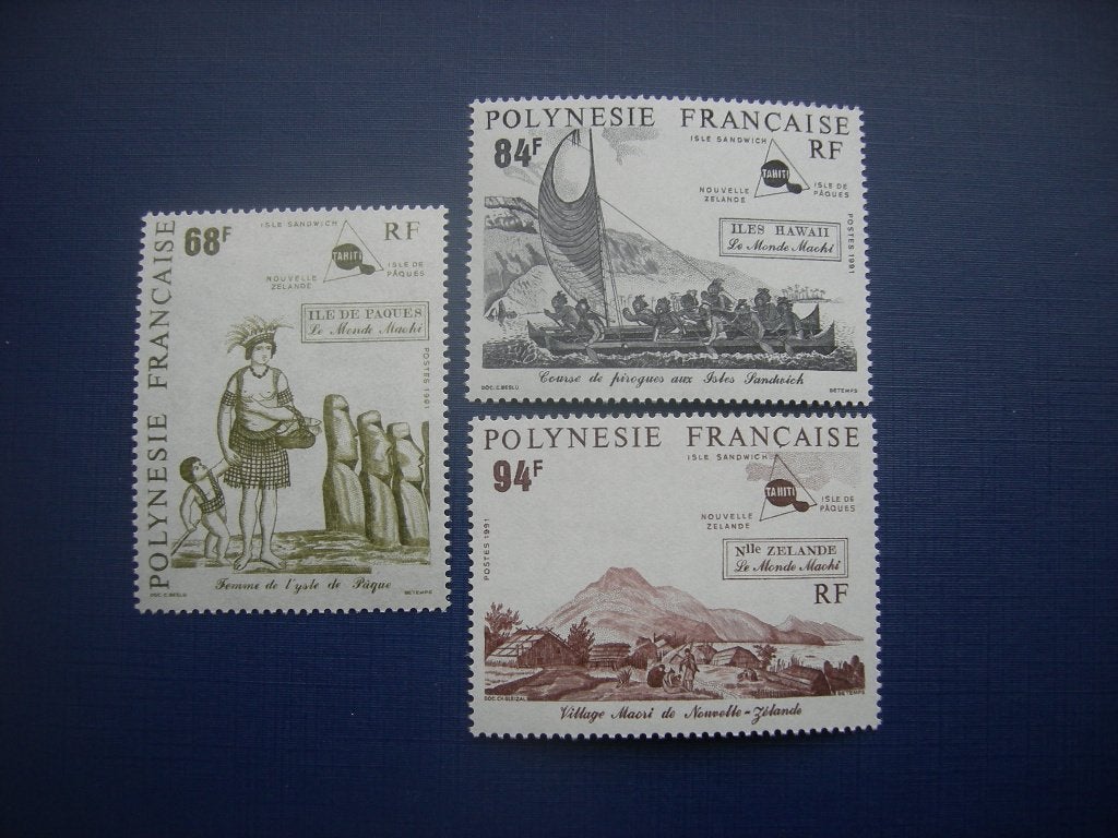 Polynesië, Yvert 379/1, Verzenden, Postfris