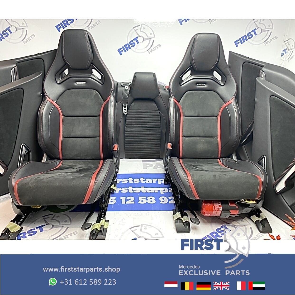 W176 A45 AMG Stoelen Mercedes Kuipstoel interieur RECARRO Al