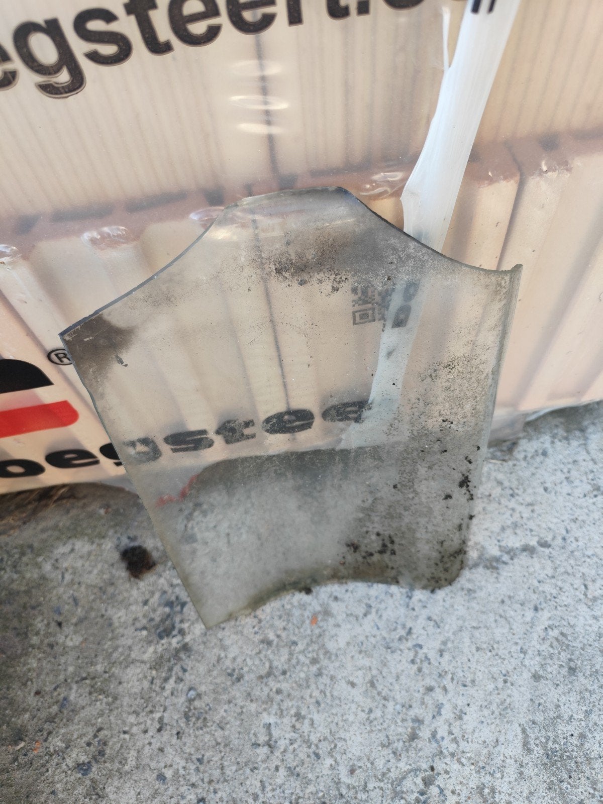 glazen boomse pannen, Doe-het-zelf en Bouw, Ophalen, Gebruikt, Glasplaat