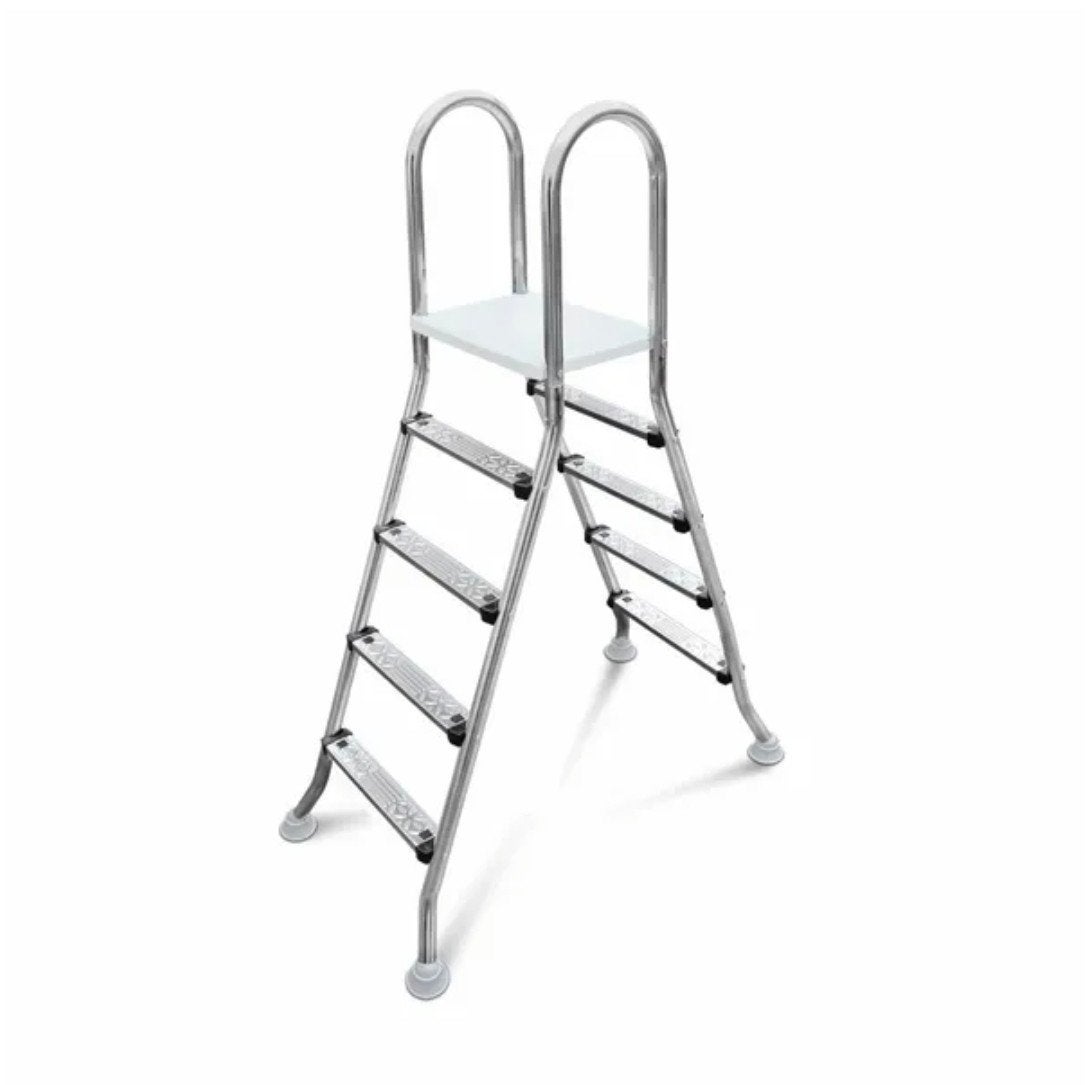 inox trap, Ophalen, Zo goed als nieuw, Ladder